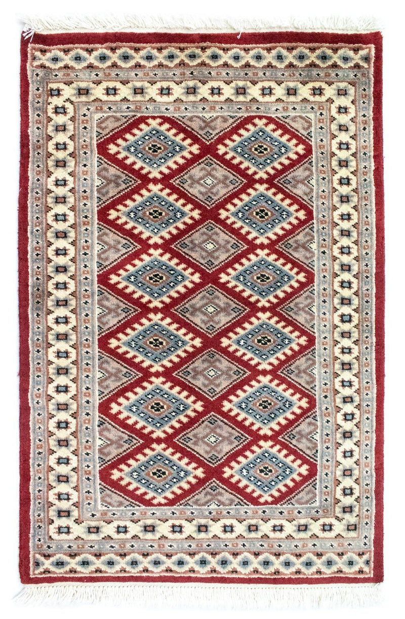 Pakistaans tapijt - 91 x 62 cm - rood