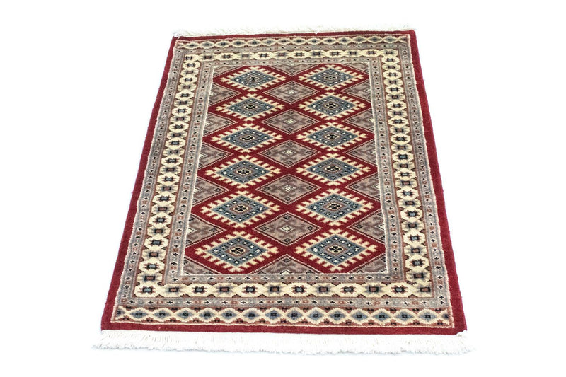 Pakistaans tapijt - 91 x 62 cm - rood