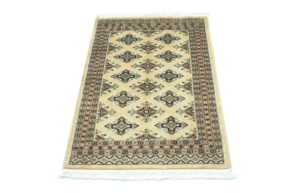 Pakistaans tapijt - 93 x 61 cm - beige