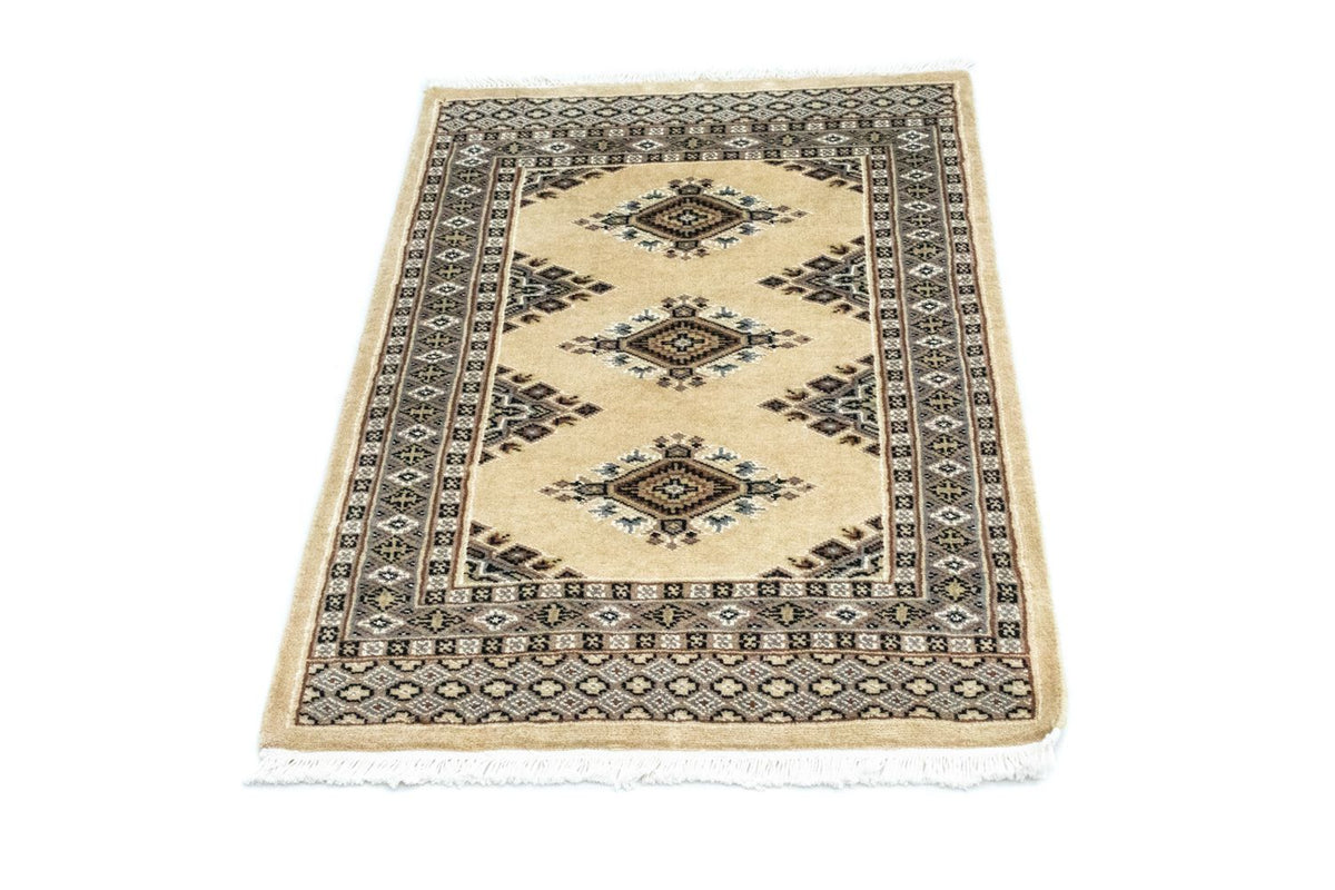 Pakistaans tapijt - 95 x 64 cm - beige