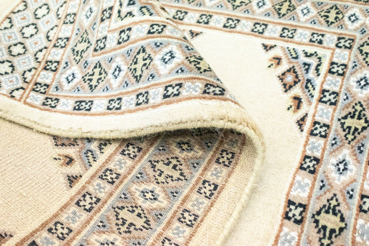 Pakistaans tapijt - 94 x 64 cm - beige