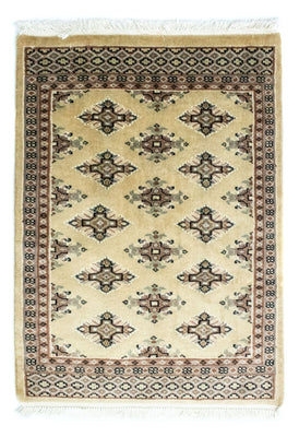 Pakistaans tapijt - 87 x 62 cm - beige