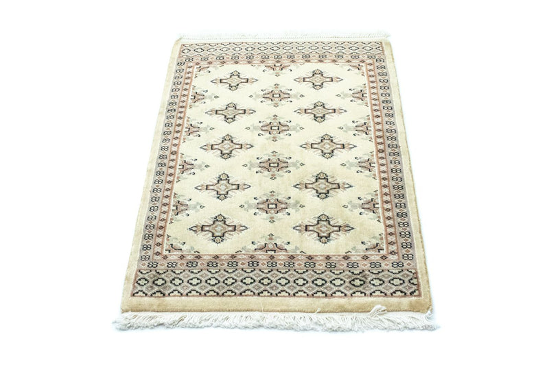 Pakistaans tapijt - 87 x 62 cm - beige