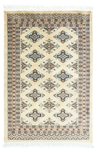 Pakistaans tapijt - 92 x 62 cm - beige