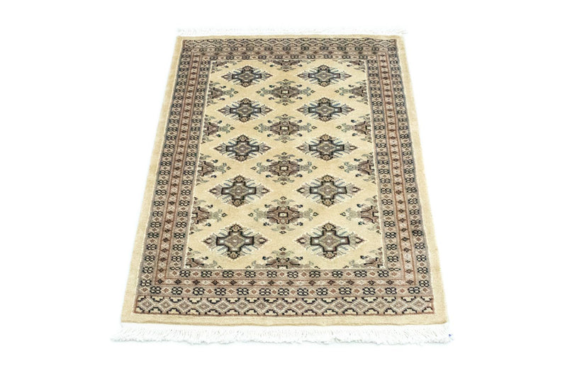 Pakistaans tapijt - 92 x 62 cm - beige