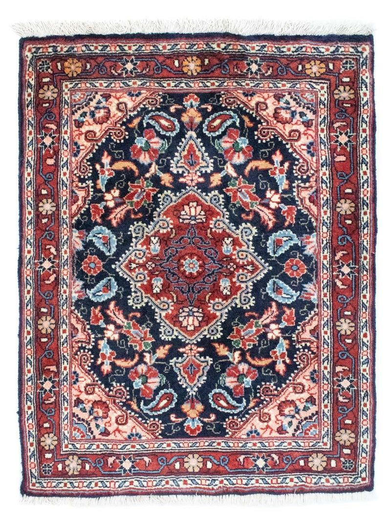 Perzisch tapijt - Bijar - 90 x 73 cm - blauw