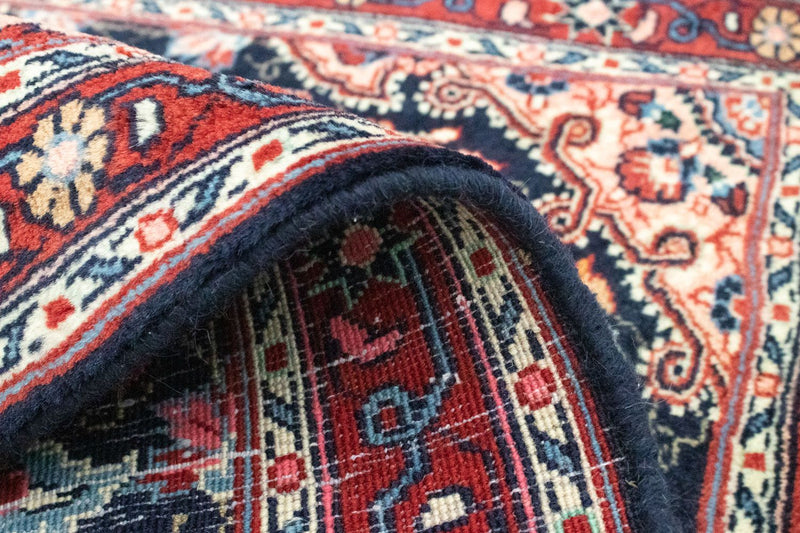 Perzisch tapijt - Bijar - 90 x 73 cm - blauw