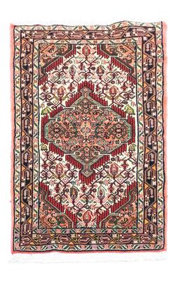 Perzisch Tapijt - Nomadisch - 138 x 80 cm - beige