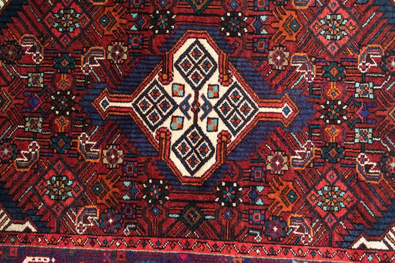 Perzisch Tapijt - Nomadisch - 121 x 80 cm - blauw