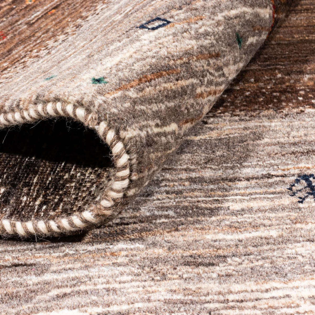 Gabbeh Tapijt - Loribaft Perzisch - 238 x 174 cm - natuur