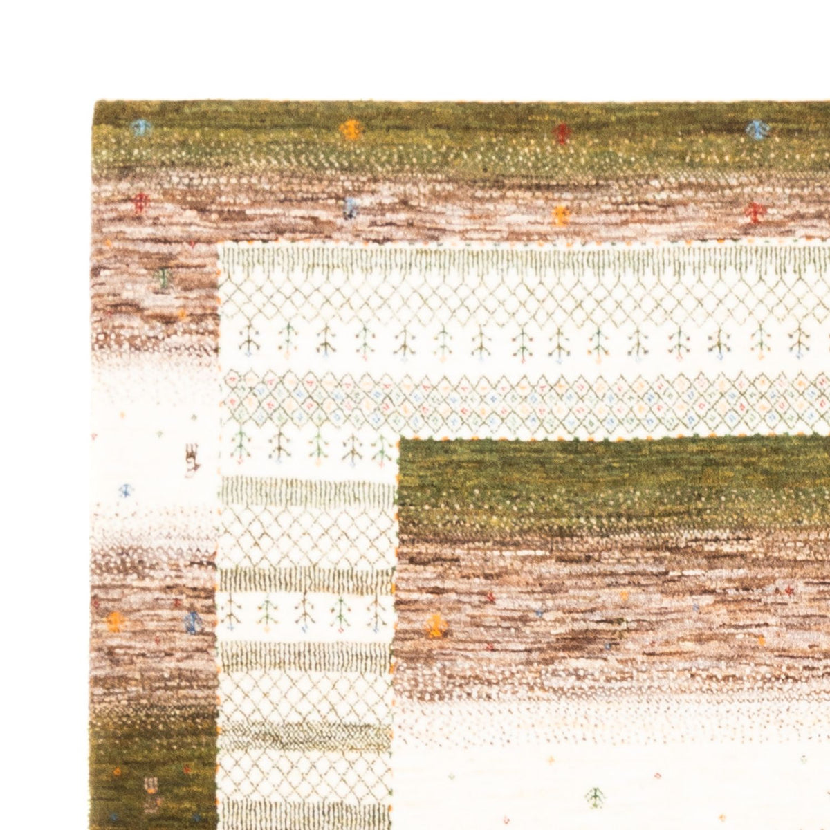 Gabbeh Tapijt - Loribaft Perzisch - 239 x 172 cm - natuur