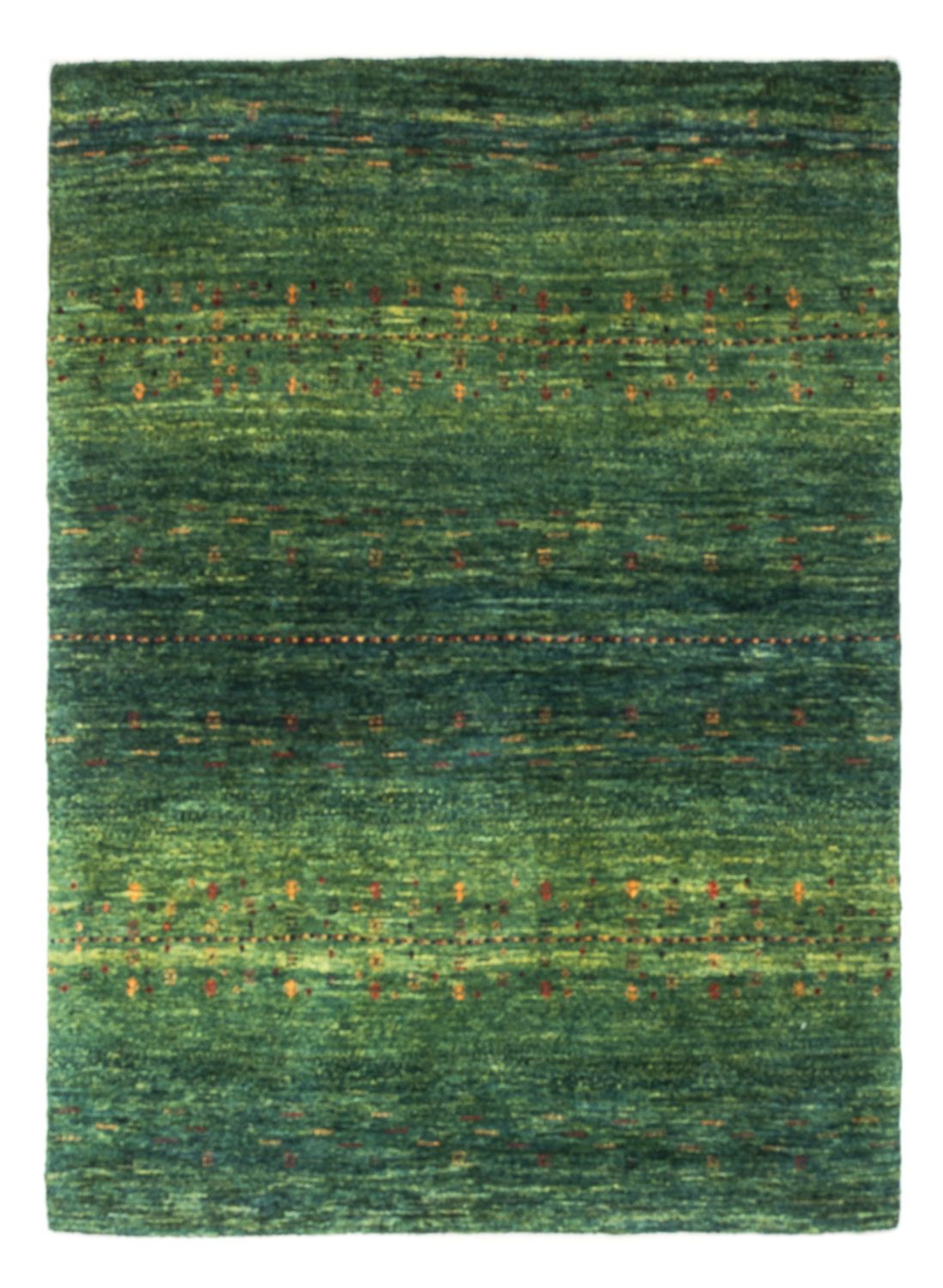 Gabbeh Tapijt - Loribaft Perzisch - 139 x 99 cm - groen