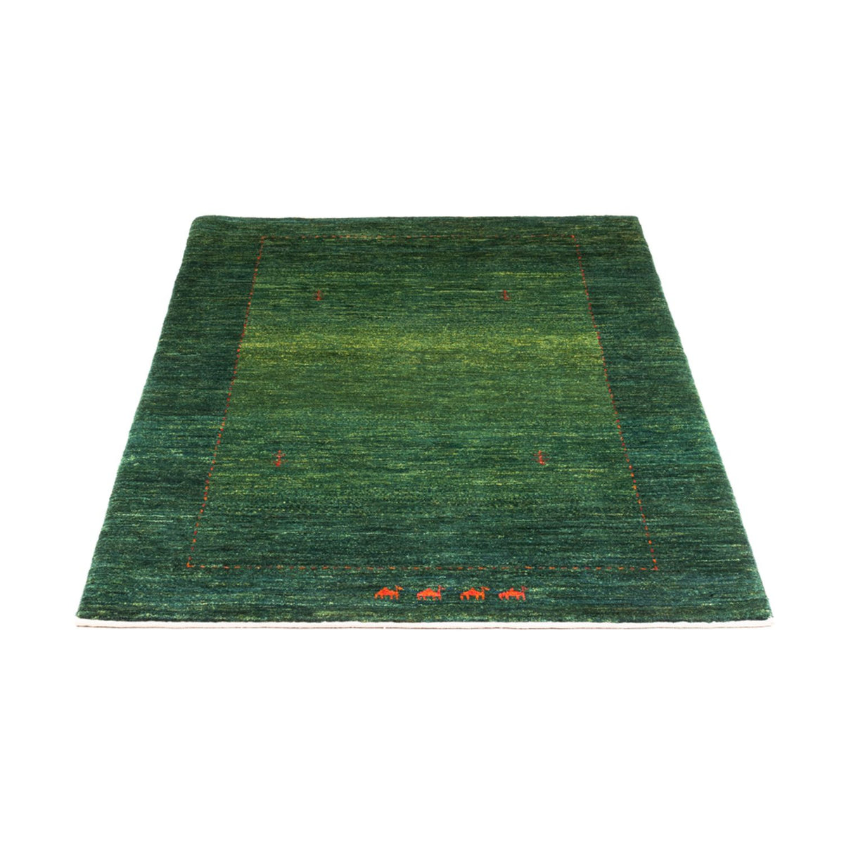 Gabbeh Tapijt - Loribaft Perzisch - 148 x 97 cm - groen