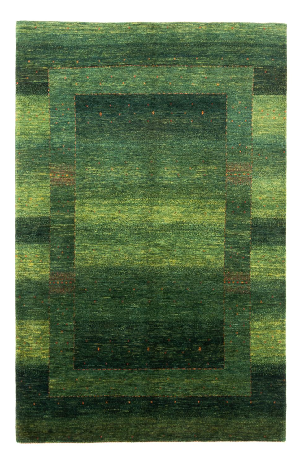 Gabbeh Tapijt - Loribaft Perzisch - 241 x 162 cm - groen