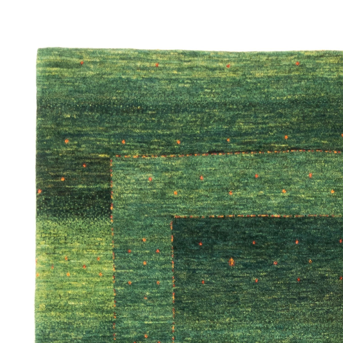 Gabbeh Tapijt - Loribaft Perzisch - 241 x 162 cm - groen