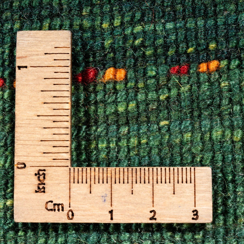 Gabbeh Tapijt - Loribaft Perzisch - 241 x 162 cm - groen