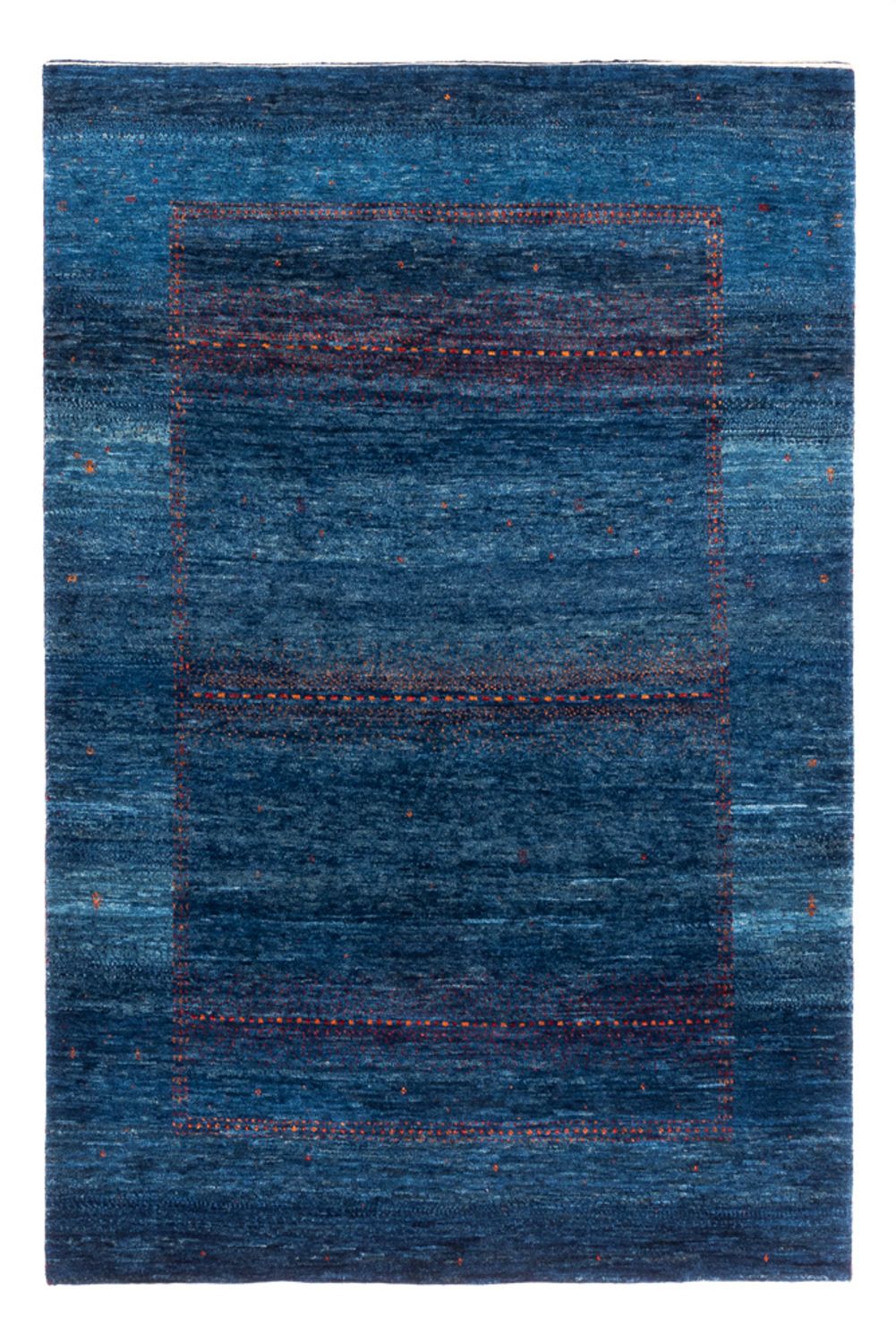 Gabbeh Tapijt - Loribaft Perzisch - 190 x 128 cm - blauw