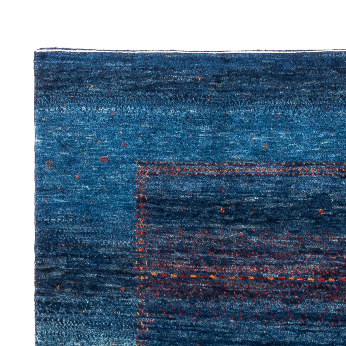 Gabbeh Tapijt - Loribaft Perzisch - 190 x 128 cm - blauw