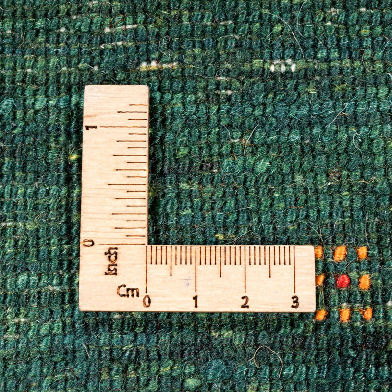 Gabbeh Tapijt - Loribaft Perzisch - 134 x 85 cm - groen