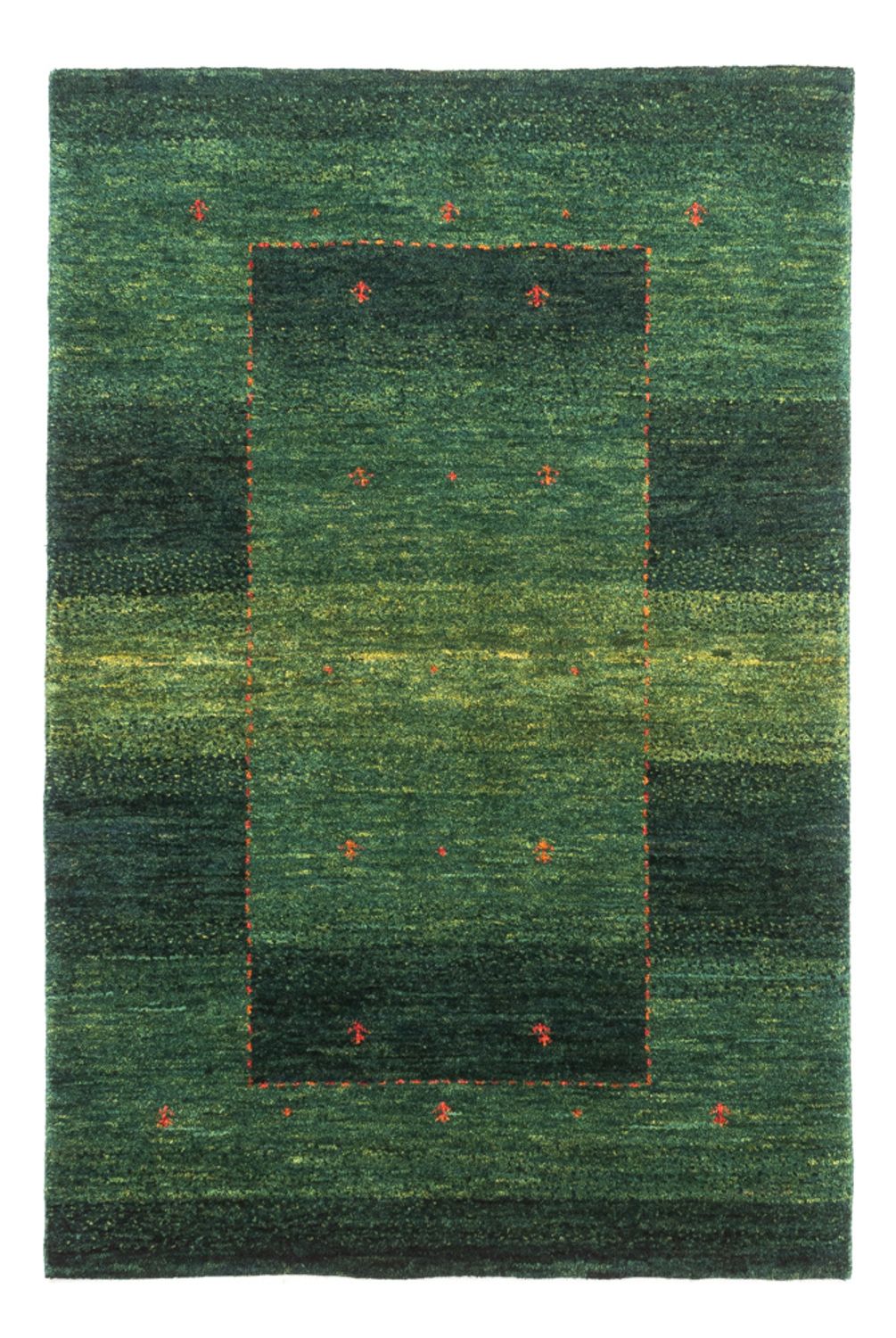 Gabbeh Tapijt - Loribaft Perzisch - 120 x 79 cm - groen
