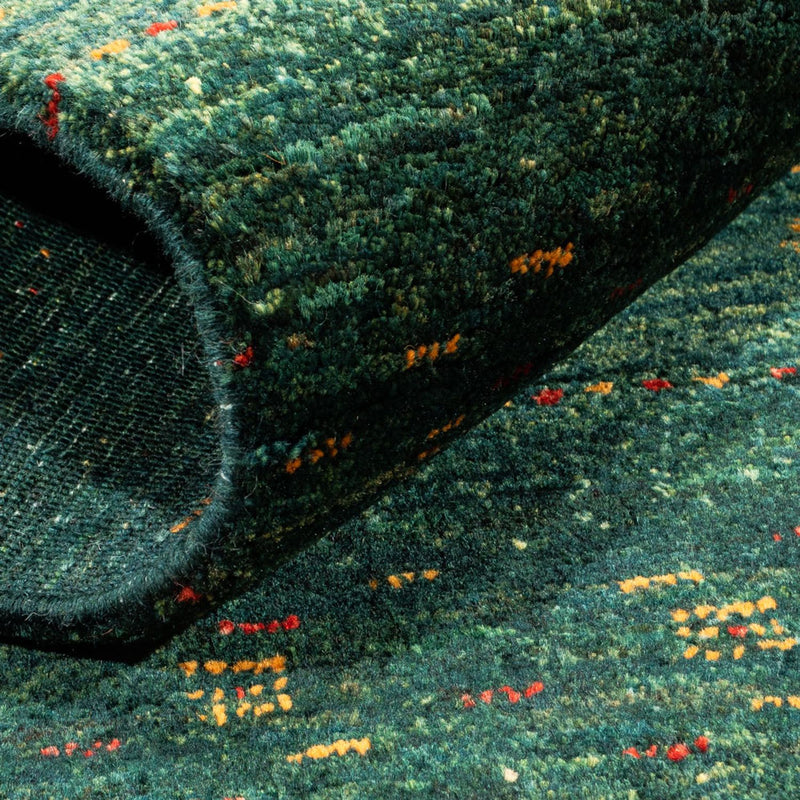 Gabbeh Tapijt - Loribaft Perzisch - 129 x 84 cm - groen