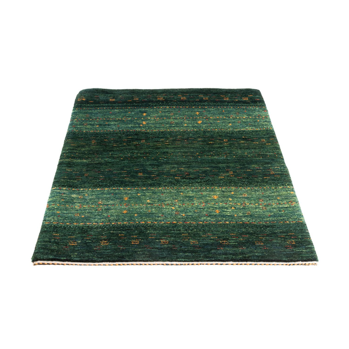 Gabbeh Tapijt - Loribaft Perzisch - 129 x 84 cm - groen