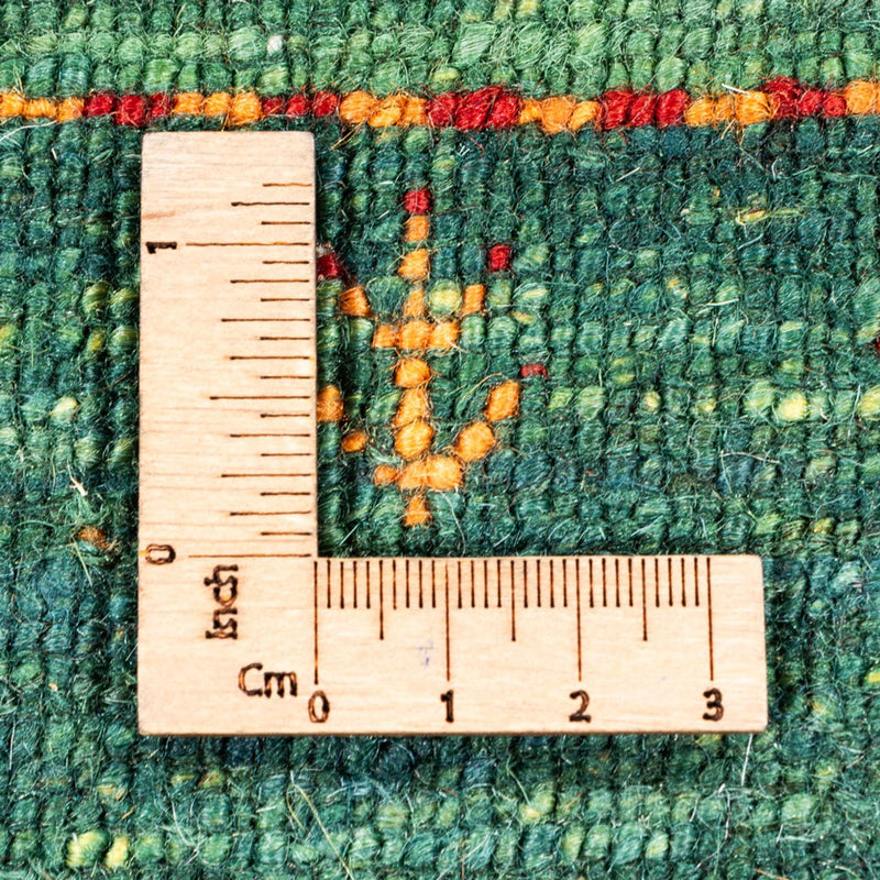 Gabbeh Tapijt - Loribaft Perzisch - 135 x 83 cm - groen