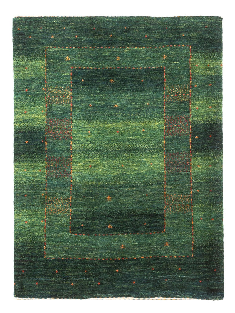 Gabbeh Tapijt - Loribaft Perzisch - 115 x 86 cm - groen
