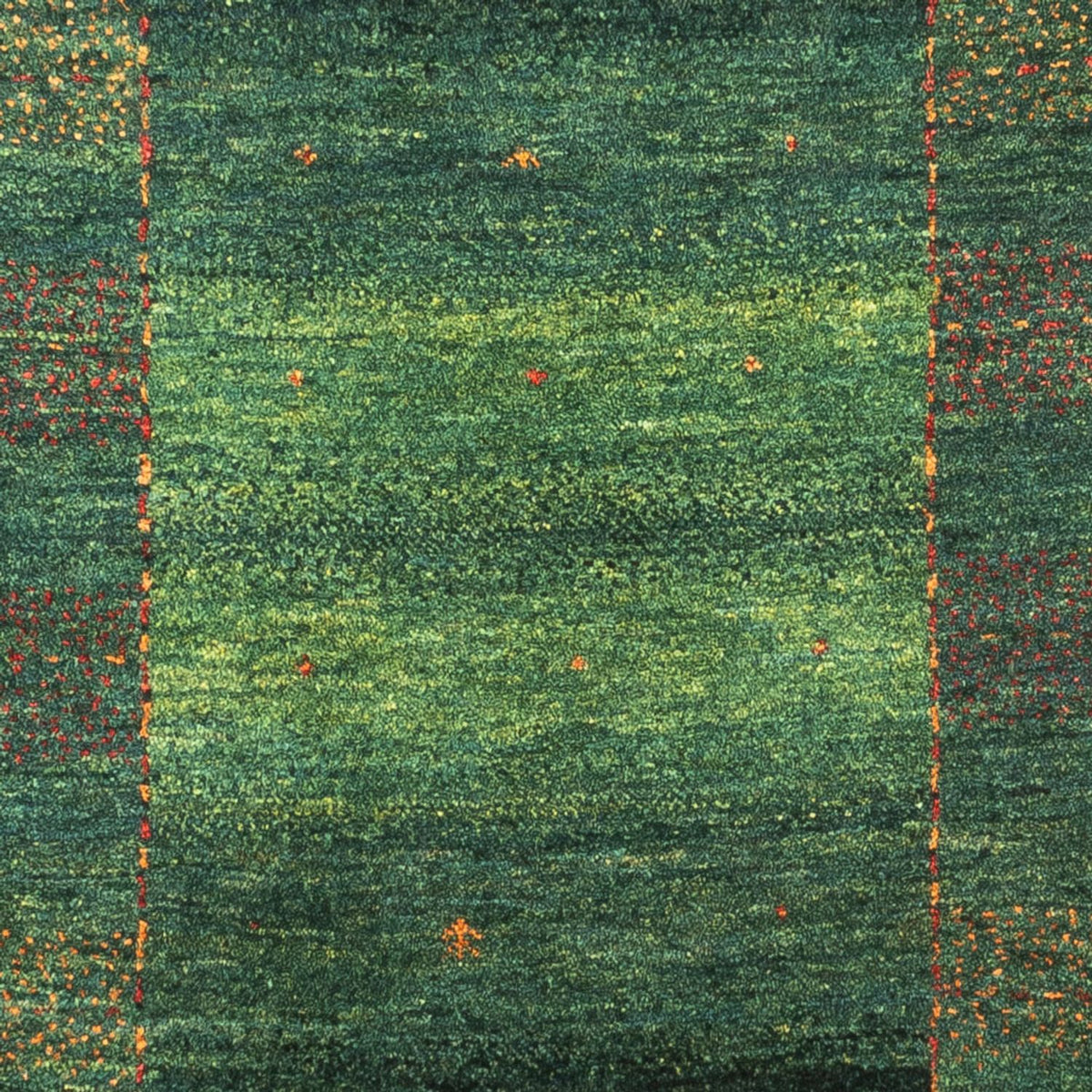 Gabbeh Tapijt - Loribaft Perzisch - 115 x 86 cm - groen