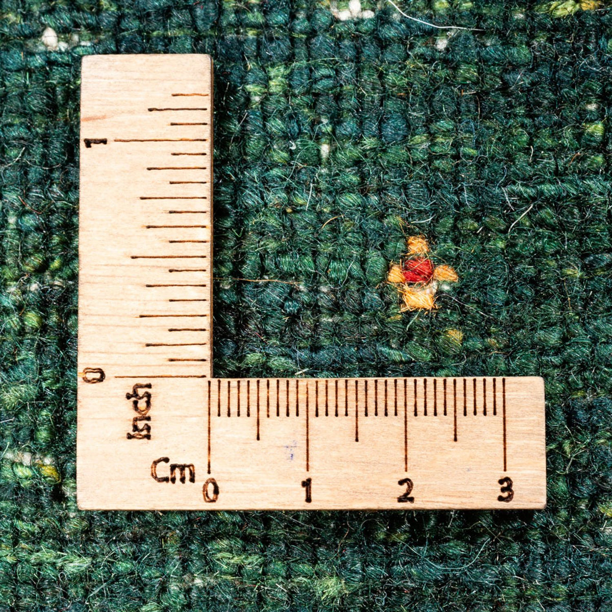 Gabbeh Tapijt - Loribaft Perzisch - 115 x 86 cm - groen