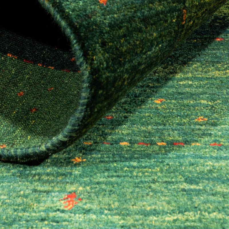 Gabbeh Tapijt - Loribaft Perzisch - 136 x 84 cm - groen