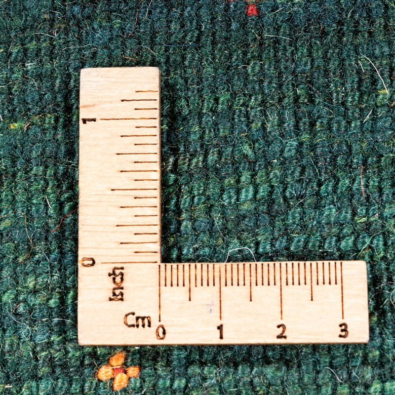 Gabbeh Tapijt - Loribaft Perzisch - 136 x 84 cm - groen