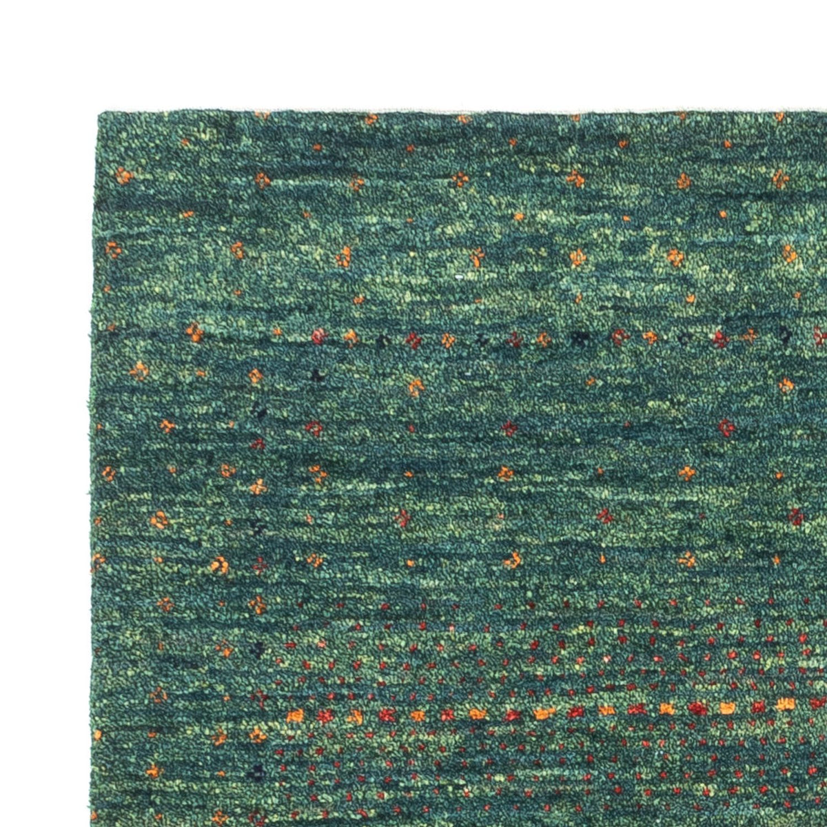 Gabbeh Tapijt - Loribaft Perzisch - 124 x 87 cm - groen