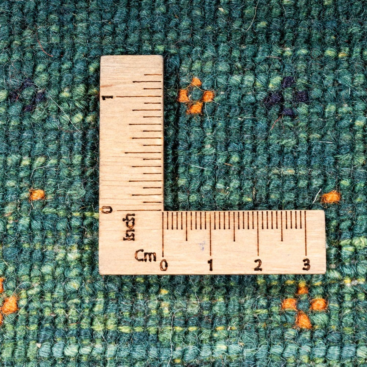 Gabbeh Tapijt - Loribaft Perzisch - 124 x 87 cm - groen