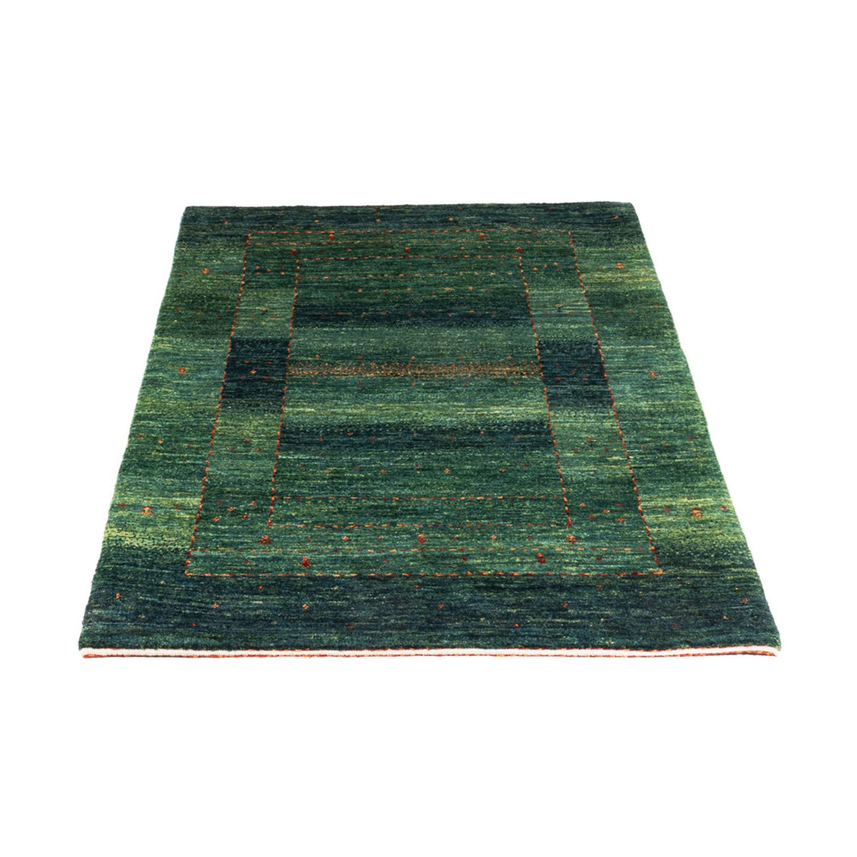 Gabbeh Tapijt - Loribaft Perzisch - 129 x 82 cm - groen