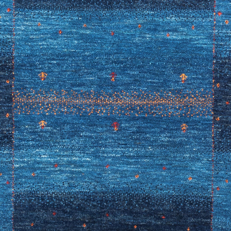 Gabbeh Tapijt - Loribaft Perzisch - 129 x 85 cm - blauw