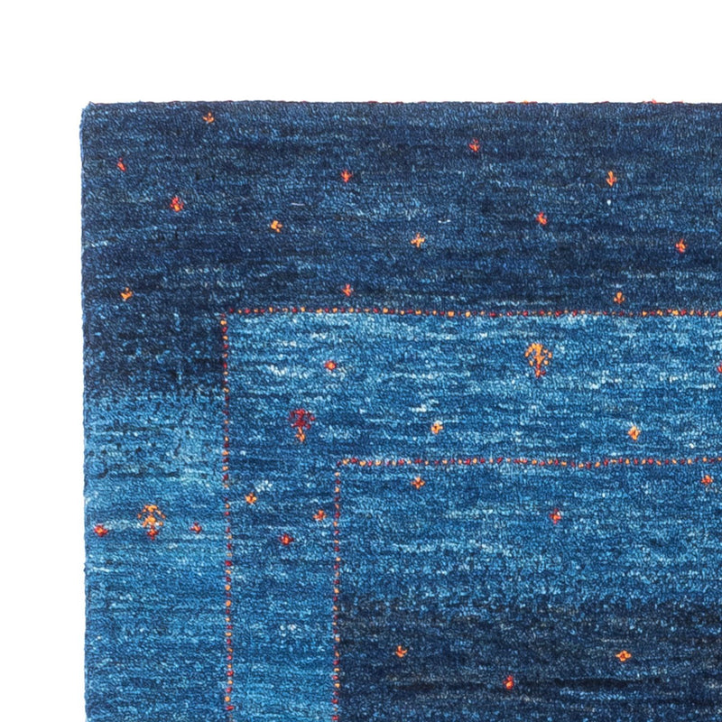 Gabbeh Tapijt - Loribaft Perzisch - 129 x 85 cm - blauw