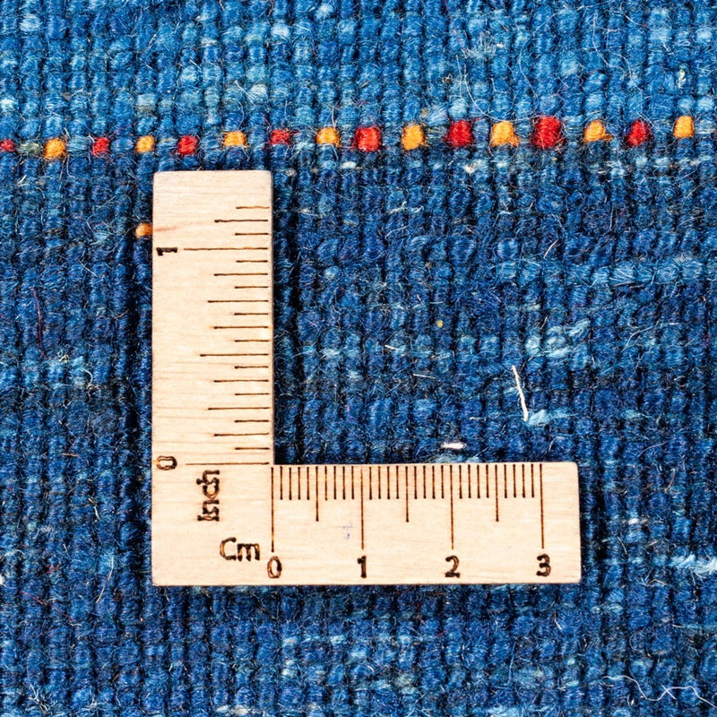 Gabbeh Tapijt - Loribaft Perzisch - 129 x 85 cm - blauw
