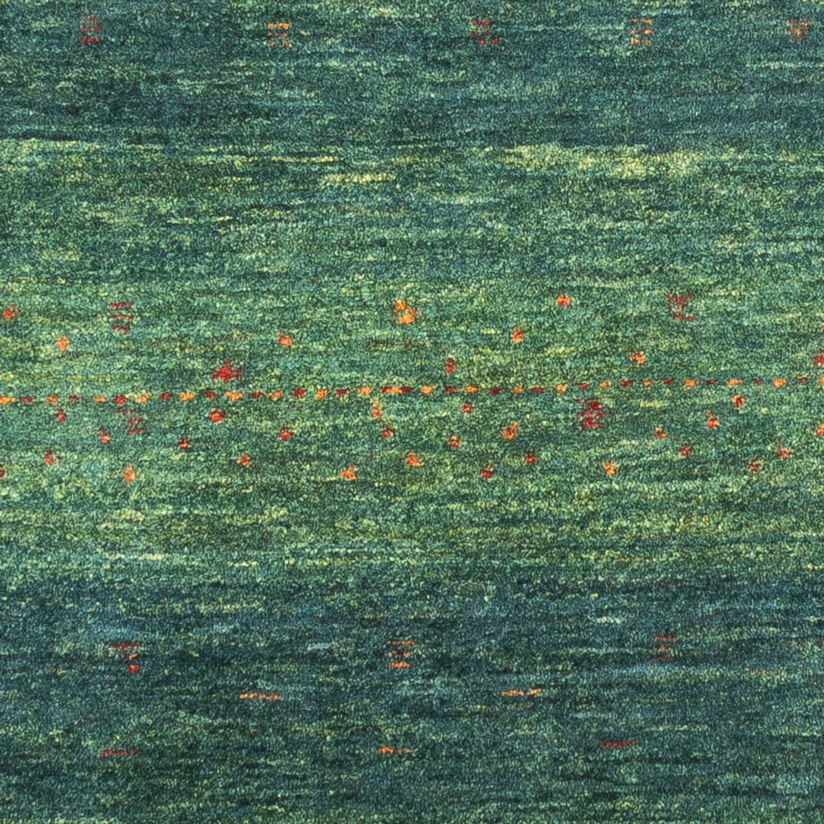 Gabbeh Tapijt - Loribaft Perzisch - 126 x 84 cm - groen