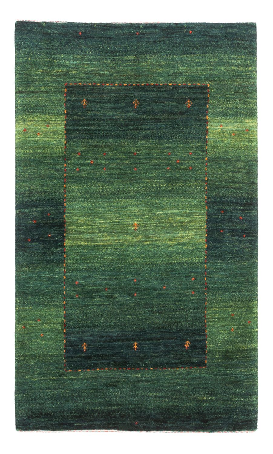 Gabbeh Tapijt - Loribaft Perzisch - 128 x 80 cm - groen