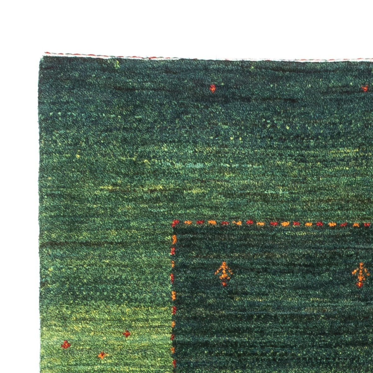Gabbeh Tapijt - Loribaft Perzisch - 128 x 80 cm - groen