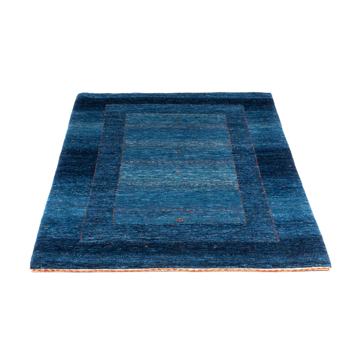 Gabbeh Tapijt - Loribaft Perzisch - 134 x 88 cm - blauw