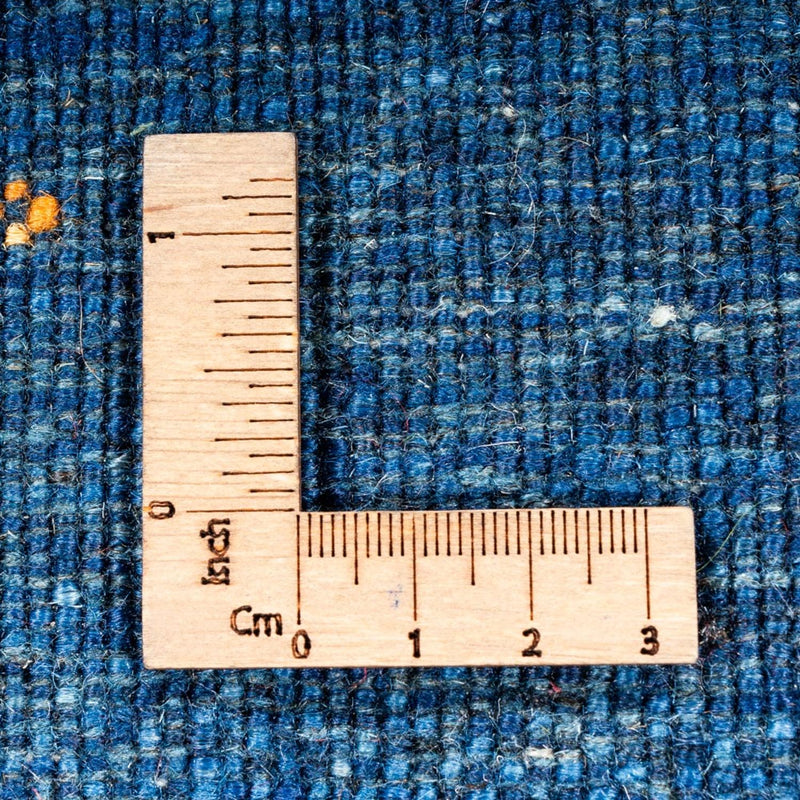 Gabbeh Tapijt - Loribaft Perzisch - 134 x 88 cm - blauw