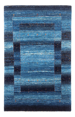 Gabbeh Tapijt - Loribaft Perzisch - 129 x 84 cm - blauw