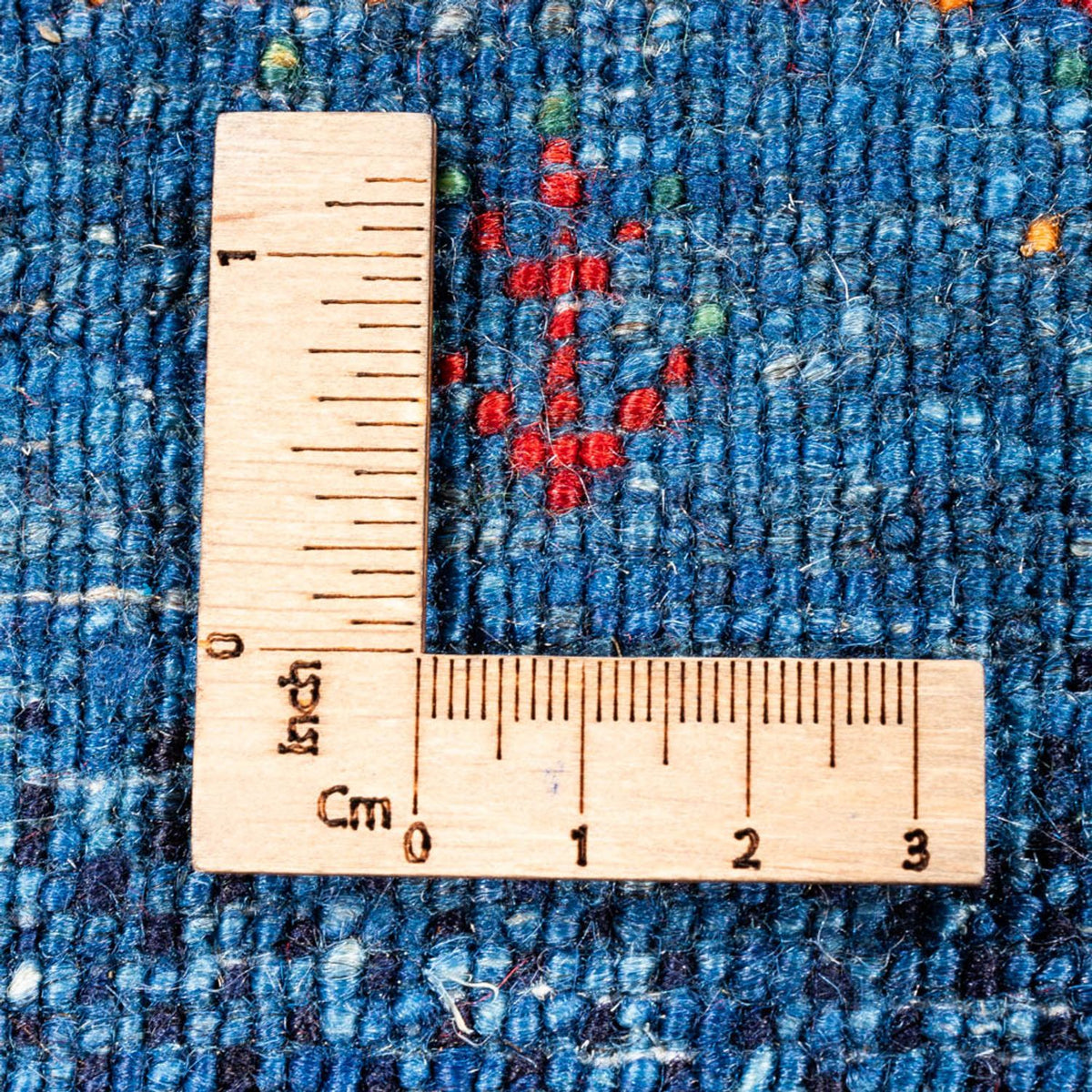 Gabbeh Tapijt - Loribaft Perzisch - 129 x 84 cm - blauw