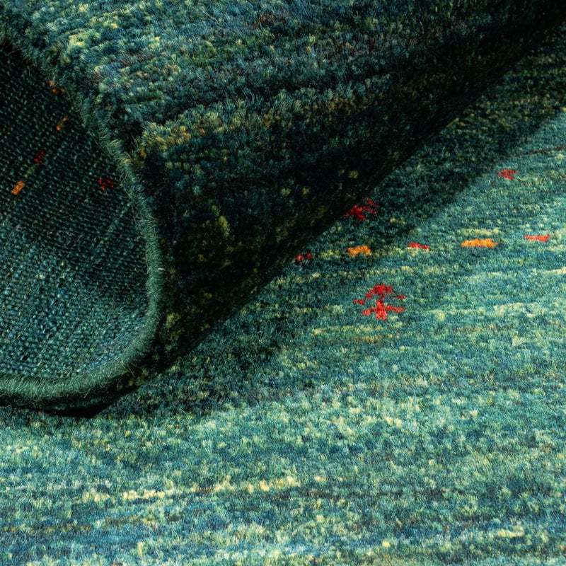 Gabbeh Tapijt - Loribaft Perzisch - 125 x 82 cm - groen