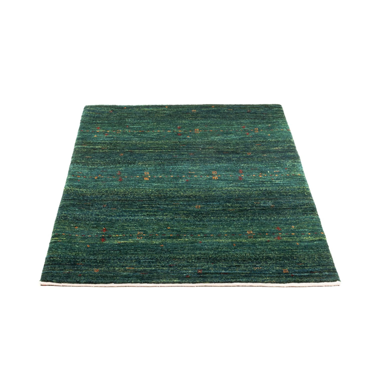 Gabbeh Tapijt - Loribaft Perzisch - 125 x 82 cm - groen