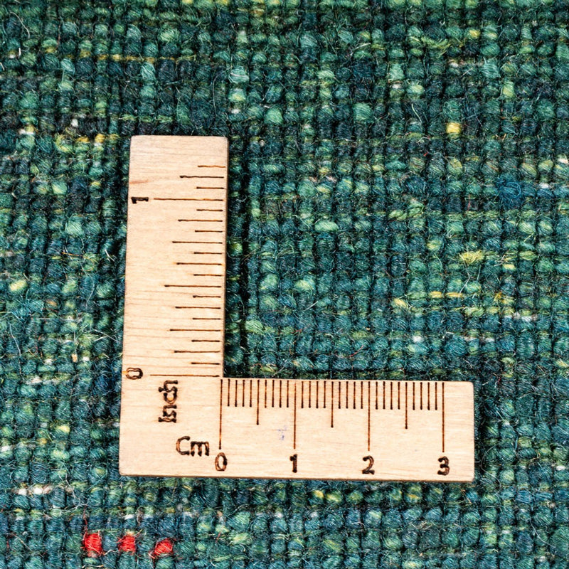 Gabbeh Tapijt - Loribaft Perzisch - 125 x 82 cm - groen