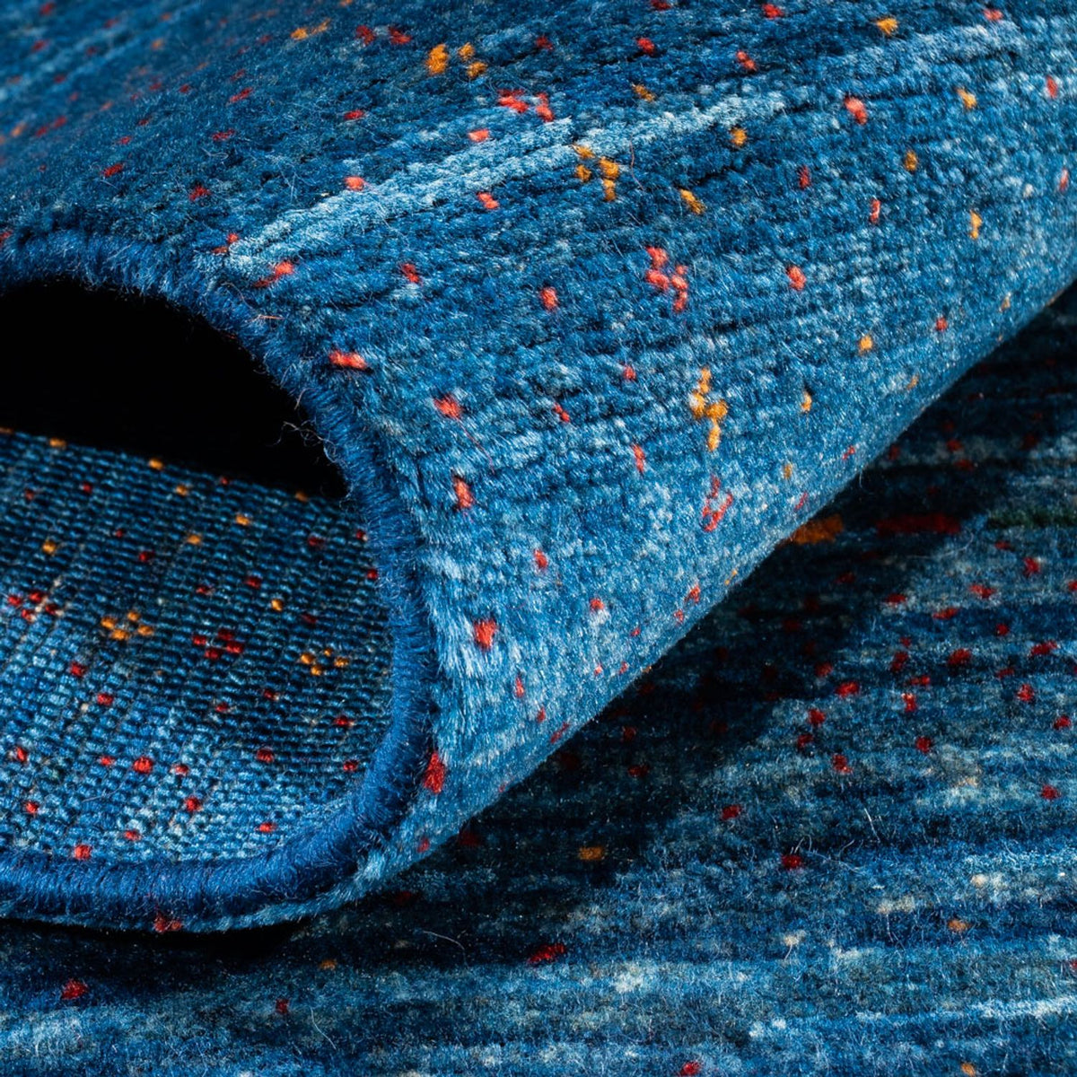 Gabbeh Tapijt - Loribaft Perzisch - 153 x 85 cm - blauw