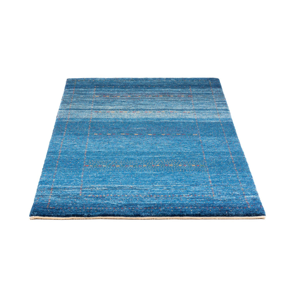 Gabbeh Tapijt - Loribaft Perzisch - 153 x 85 cm - blauw